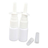 4x 2x 15ml Botella De Spray Nasal Recargable De Plástico