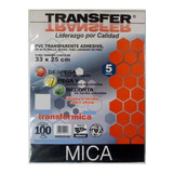 Mica Adhesiva Carta 100 Pz Transfer
