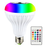 Bombillo Parlante Rgb Musica Bluetooh Control Hogar