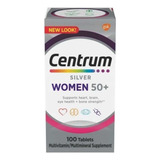 Centrum Silver Women 50+ Mulher 100 Caps Importado Usa