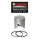 Juego De Piston Y Aros 050 Original Para Yamaha 15hp 2t