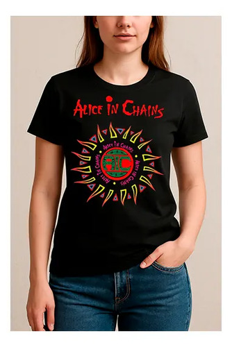Playera Alice In Chains Img . Negra Para Hombre O Mujer | Envío gratis