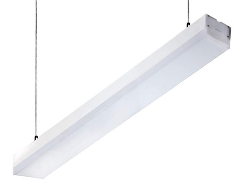 Lámpara Lineal Barra Led Colgante 36w Luz Neutra 4000k Color Blanco