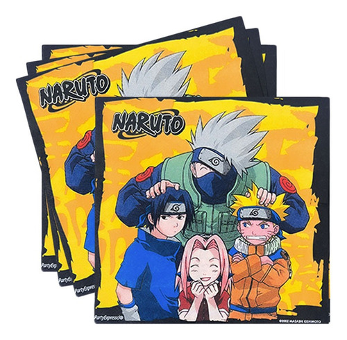 Servilletas De Papel Para Decoración Motivo Naruto