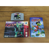 Gex 3 Deep Cover Gecko N64 P/ Nintendo 64 C/ Caixa E Manual 