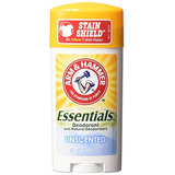 Arm & Hammer Esencial Natural Deodorant Sólido, Sin Perfume,