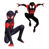 Disfraz Traje Homem-aranha Miles Morales Cosplay Niños De