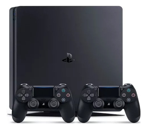 Playstation 4 Slim 1tb Ps4 + 2 Joystick + Soporte Carga