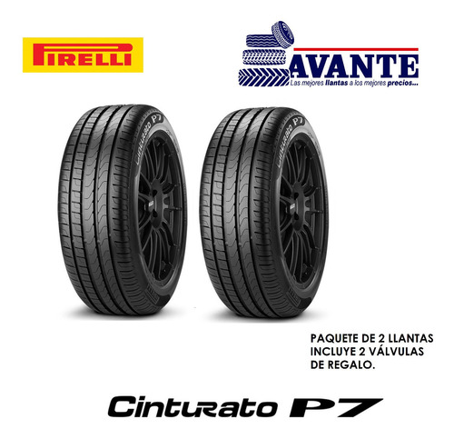 Llanta 225/50r17 Pirelli Cinturato P7 Runflat 94w ( Paq. 2 )