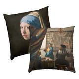Johannes Vermeer 2 Fundas Cojines Para Sala Modernos 