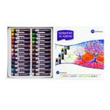 Barras Oleo Pastel Derwent Estuche 24 Colores Grasos