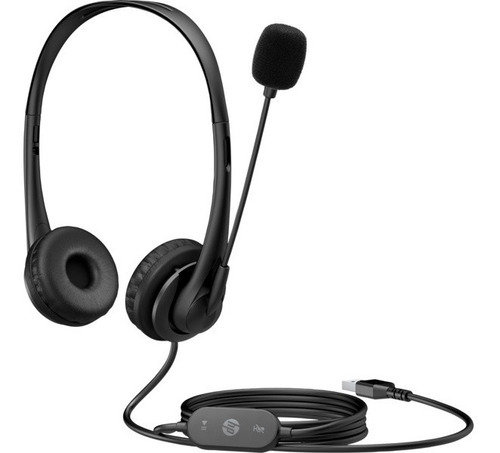 Hp Stereo, Usb Headset G2, Diadema Con Micrófono N/p:428k6aa Color Negro Color De La Luz No Aplica