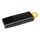 Pendrive Kingston Exodia 128 Gb Usb 3.2 Datatraveler Negro