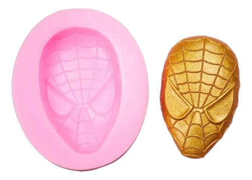 Molde De Silicon, Fondant, Jabon, Resina, Superheroe Araña