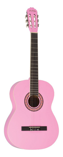 Violão Estudo Estudante Nylon Acústico Class Cl100 Rosa Pink