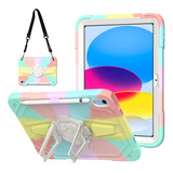 Funda De Pc Colorida Con Función Atril Para iPad 10th Gen 10