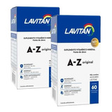 Lavitan A-z Homem 60 Comp Suplemento Vitamínico - Kit 2 Uni