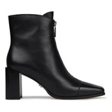 Botin Medio Low Cut Calzado Dama Dione Negro