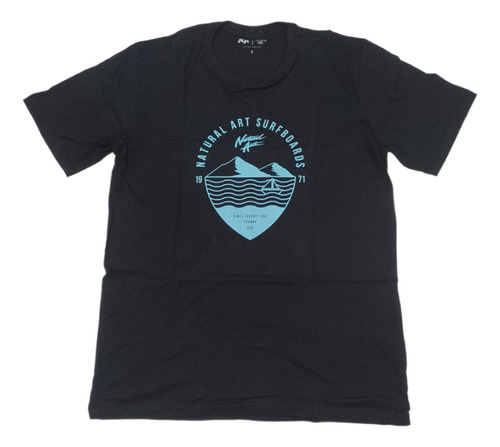 Camiseta Natural  Art Masculina Boat Preta