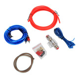 Cables Car Set 10ga Amplificador De Potencia Bocinas Subwo