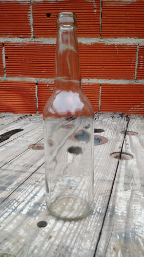 Botella De Vidrio Transparente 650ml S/tapa X Docena