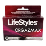 Preservativos Orgazmax 12 Unidades - Lifestyles