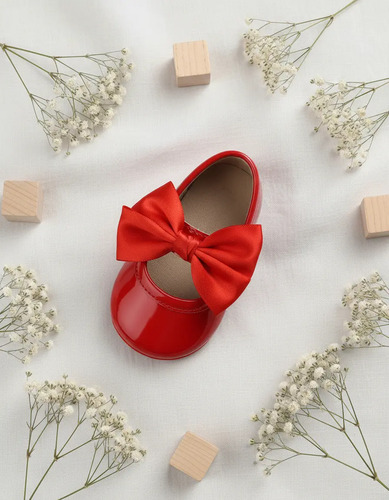 Zapatitos De Charol Para Bebé Fiesta, Bautizo O Diario