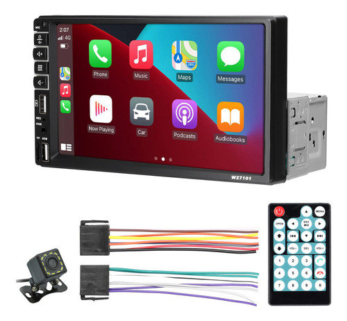 Reproductor De Coche 7 Lcd Bt Mp5 Carplay Android Auto Tf/u