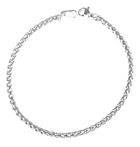 Pulsera Esclava Hombre Y Mujer Cubano Eslabón Brazalete