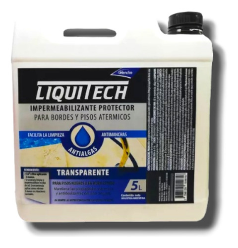 Protector Transparante Baldosones Atermicos Liquitech 5 Lts