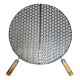 Grelha Redonda Para Churrasqueira 60cm Inox.