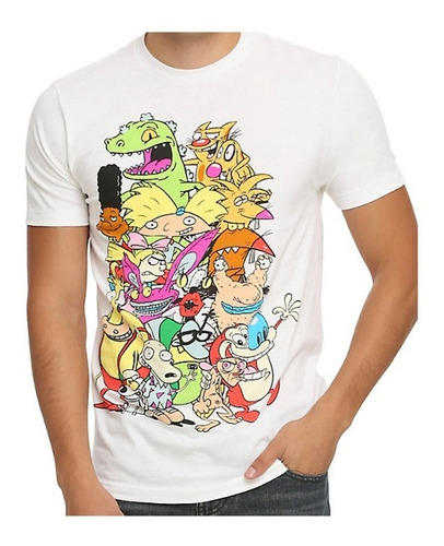 Playera Camiseta Caricaturas Retro 90s Tallas Unisx + Regalo