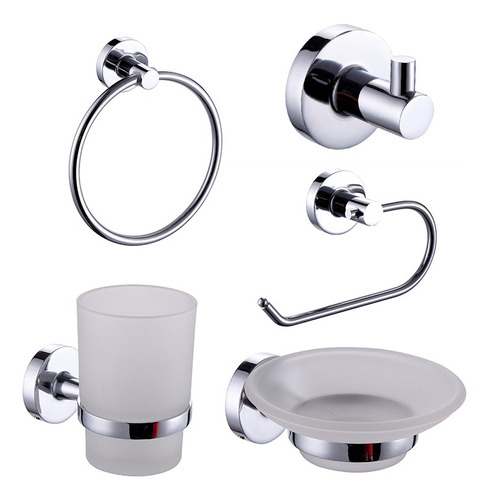 Set Kit De Accesorios Baño Peirano Linea 12000 5 Piezas