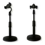 Suporte Para Celular Mesa Mini Pedestal Ajustável 360°