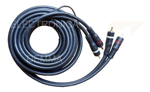 Cable Rca 3.6 Mts  Mallado Con Remoto P/potencia Woofer