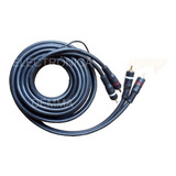 Cable Rca 3.6 Mts  Mallado Con Remoto P/potencia Woofer