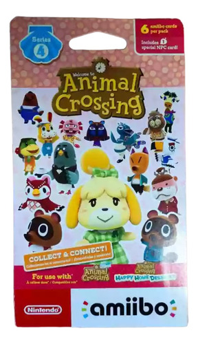 6 Tarjetas Nfc Amiibo - Animal Crossing - Sobre Sellado S4