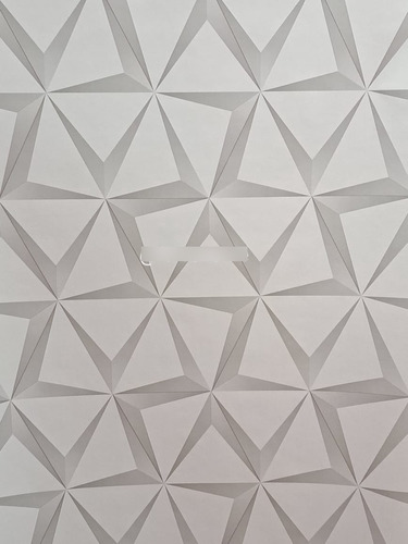Papel Mural Adhesivo Efecto 3d Gris Fondo Blanco Pack De 5