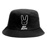 Gorro Bucket Hat Bad Bunny Logo Estampado