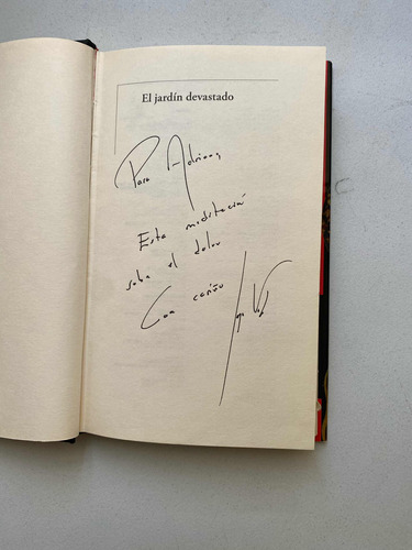 El Jardín Devastado/alfaguara/firmado Por Autor