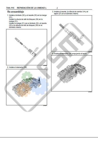 Manual Transmision Caja Auto Chevrolet Isuzu Luv 3.5 Espaol Foto 4