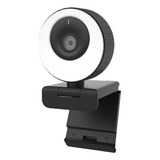 Webcam Hd Com Ring Light 1080p 60fps 