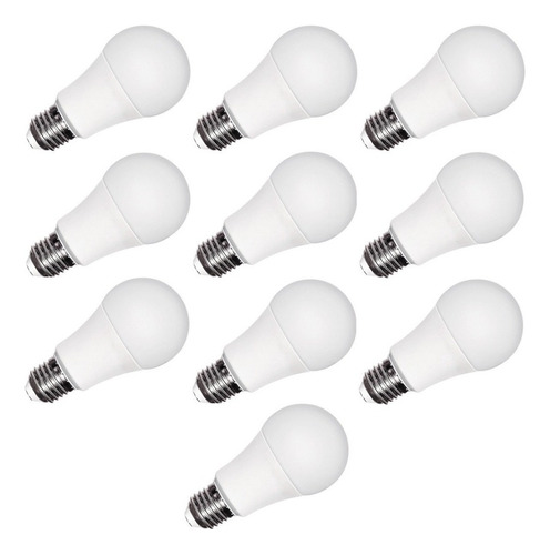 Foco Led 10w Luz Blanca O Calida E27 Ahorrador 10 Focos Color De La Luz Blanco Frío