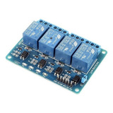 Relevador 4 Canales Relay Rele Arduino Pic Avr Arm Plc