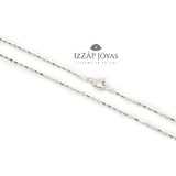 Cadena Bead Palito 40 Cm  Plata 925