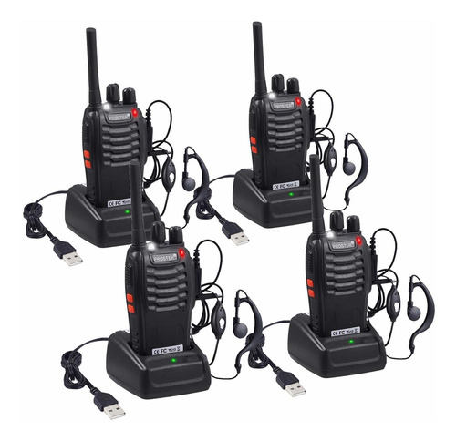 Proster Walkie Talkies Radios Recargables De 16 Canales 2 Ví