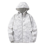 Chamarra Rompevientos De Impermeable Casual Para Hombre