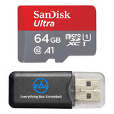 Paquete De Tarjeta De Memoria Sandisk Ultra Micro Sdxc De 64
