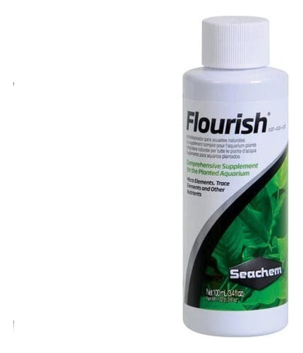 Seachem Flourish 100 Ml Fertilizante Para Plantas Acuaticas 