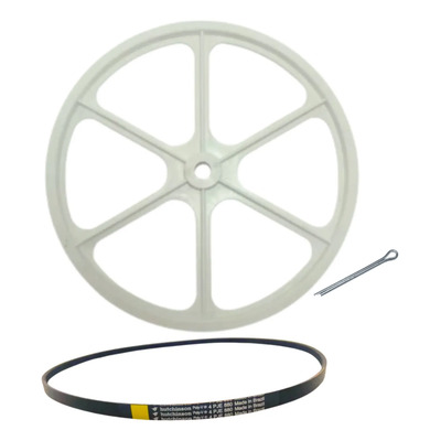 Kit Correia  Polia Para Agitador Colormaq Lcm 9\u002F10\u002F13\u002F15kg | Frete grátis